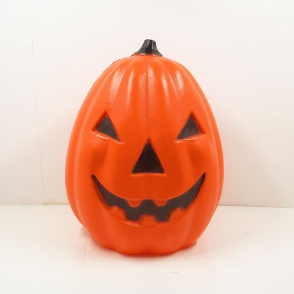 Vintage 1991 TPI Pumpkin Jack-o-lantern 13 Inches - Picture 1 of 6